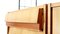 Mueble de pared Regal alemán Mid-Century de madera de cerezo, Imagen 13