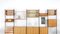 Mueble de pared Regal alemán Mid-Century de madera de cerezo, Imagen 8