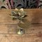 Brass Water Lily Candleholder, 1960s 12
