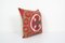Suzani Red Pillow Case From Vintage Suzani Textile - Tribal Ethnic Cushion Cover 3