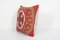 Suzani Red Pillow Case From Vintage Suzani Textile - Tribal Ethnic Cushion Cover 2