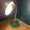 Lampe de Bureau Verte en Métal, 1950s 3
