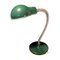 Grüne Tischlampe aus Metall, 1950er 1