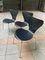 3107 Say Series 7 Chairs by Arne Jacobsen for Fritz Hansen, 1960s, Set of 3, Image 2