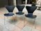 3107 Say Series 7 Chairs by Arne Jacobsen for Fritz Hansen, 1960s, Set of 3 1