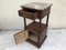 Oak Cabinet with Marble Top, 1940s, Image 10