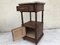 Oak Cabinet with Marble Top, 1940s 8