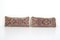 Muted Brown Carpet Rug Pillow Covers in Organic Wool, Set of 2, Image 1