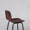 Mid-Century French Leather Bar Stool 9