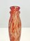 Liberty Style French Red Orange Glass Vase by Legras, Image 6