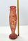 Liberty Style French Red Orange Glass Vase by Legras, Image 10