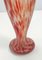 Liberty Style French Red Orange Glass Vase by Legras 9
