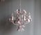 Vintage Italian Toleware Chandelier with Floral Motifs, 1960s, Image 3