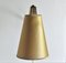 Danish Brass Wall Lamp with Swing Arm, 1950s 9