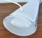 Scandinavian Modern White Glass Table Lamp by Carl Fagerlund for Orrefors 8