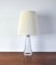 Lampe de Bureau Scandinave en Verre Blanc par Carl Fagerlund pour Orrefors 1