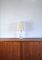 Scandinavian Modern White Glass Table Lamp by Carl Fagerlund for Orrefors 2