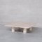 Mid-Century Travertine Table by Angelo Mangiarotti for Up & Up 5