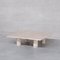 Mid-Century Travertine Table by Angelo Mangiarotti for Up & Up, Image 5