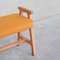 Mid-Century French Oak Stool from Guillerme Et Chambron 5