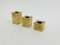 Scandinavian Brass Candleholders, Set of 3, Image 3