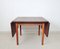 Drop Leaf Side Table in Solid Teak and Oak by Hans J. Wegner for Getama 1