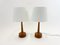 Scandinavian Teak Table Lamps by Tranås Stilarmatur, Set of 2 2