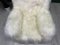 Vintage Wingback White Sheepskin Fluffy Lounge Chair 7