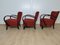 Cocktail Armchairs by Jindřich Halabala, Set of 3, Image 15