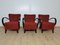 Cocktail Armchairs by Jindřich Halabala, Set of 3, Image 1