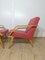 Vintage Armchairs, Czechoslovakia, Set of 2 3