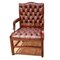 English Leather Armchair, Image 2