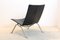 Black Leather PK22 Chair by Poul Kjærholm for Fritz Hansen 2