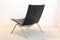 Black Leather PK22 Chair by Poul Kjærholm for Fritz Hansen, Image 2