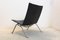 Black Leather PK22 Chair by Poul Kjærholm for Fritz Hansen 6