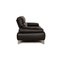 Schwarzes 2-Sitzer Leder Sofa mit Funktion von Koinor Ansina 10