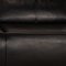 Schwarzes 2-Sitzer Leder Sofa mit Funktion von Koinor Ansina 4