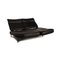 Ds 450 Black Leather Two-Seater Couch with Relax Function from de Sede 3