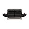 Ds 450 Black Leather Two-Seater Couch with Relax Function from de Sede 1