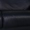 Dark Blue Paradise Leather Two Seater Couch from Stressless 4