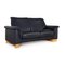 Dark Blue Paradise Leather Two Seater Couch from Stressless 9