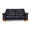 Dark Blue Paradise Leather Two Seater Couch from Stressless 1