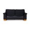 Dark Blue Paradise Leather Two Seater Couch from Stressless 11