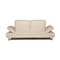 Cream Leather Two Seater Couch with Function by Koinor Rivoli 12
