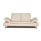 Cream Leather Two Seater Couch with Function by Koinor Rivoli 1