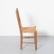 Oak & Seagrass Highback Dining Chair 5