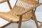 Mid-Century Czechoslovakian Wicker Rocking Chair, 1960s, Image 4