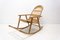 Mid-Century Czechoslovakian Wicker Rocking Chair, 1960s 2