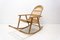 Mid-Century Czechoslovakian Wicker Rocking Chair, 1960s, Image 2