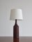 Large Table Lamp in Oxblood Glaze by Axel Salto for Royal Copenhagen, 1958 5